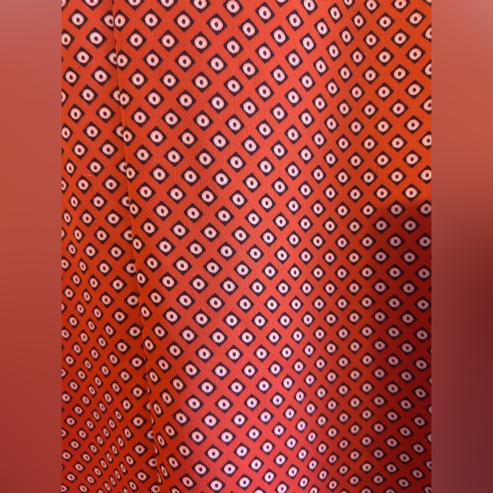 Banana Republic Red Patterned Mini Dress - Picture 4 of 8